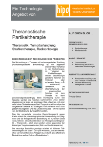 Theranostische Partikeltherapie