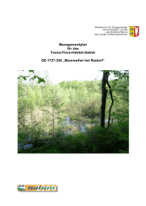 Managementplan für das Fauna-Flora-Habitat-Gebiet DE-1727
