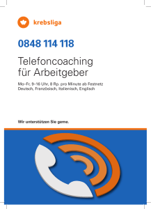 Flyer - Telefoncoaching für Arbeitgeber