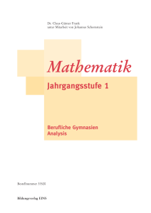 Mathematik - Schulbuchzentrum Online