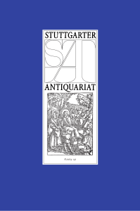 Katalog 195 - Stuttgarter Antiquariat