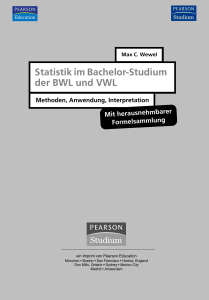 Statistik im Bachelor-Studium der BWL und VWL<Inhaltsverzeichnis