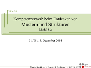Mustern und Strukturen - Universität Koblenz · Landau