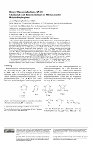 Lineare Oligophosphaalkane, XX [1] Alkalimetall