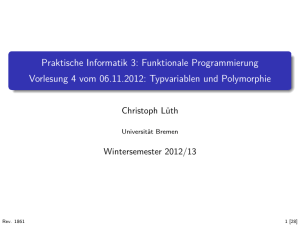 Praktische Informatik 3 (WS 2012/13) - informatik.uni