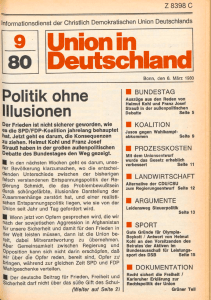 UID 1980 Nr. 9, Union in Deutschland - Konrad-Adenauer