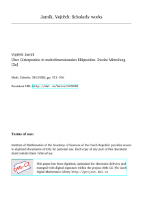 Jarník, Vojtěch: Scholarly works - DML-CZ