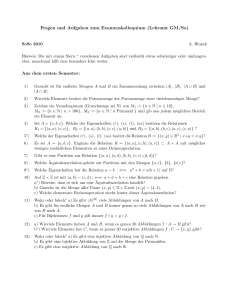 Fragen und Aufgaben zum Examenskolloquium (Lehramt GM/So