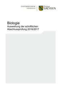 Abschlussprüfung Biologie 2017 (Realschulabschluss)