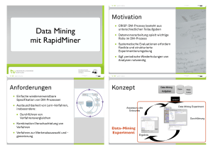 Data Mining mit RapidMiner