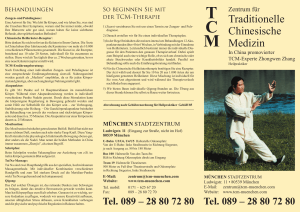 Traditionelle Chinesische Medizin - TCM