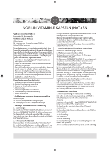 NOBILIN VITAMIN-E KAPSELN (NAT.) SN