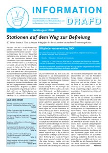 information ddrrraaafffdd - DRAFD eV | Verband Deutscher in der