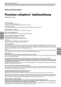 Piracetam-ratiopharm® Injektionslösung - medikamente-per