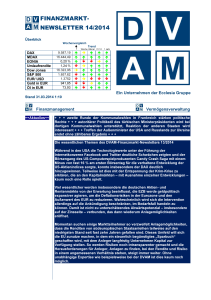 finanzmarkt- newsletter 14/2014
