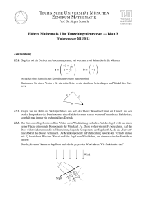 Höhere Mathematik I für Umweltingenieurwesen — Blatt 3