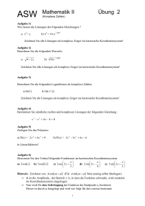 Mathematik II Übung 2