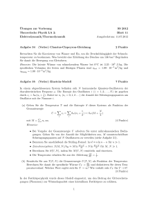 ¨Ubungen zur Vorlesung SS 2012 Theoretische Physik LA 2: Blatt