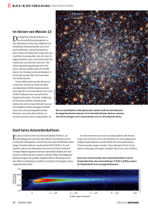 im herzen von Messier 13 doch keine asteroidenkollision
