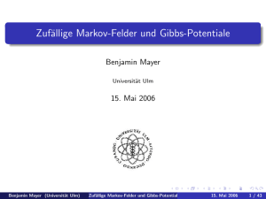 Zufällige Markov-Felder und Gibbs