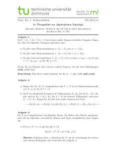Blatt 14 - Mathematik, TU Dortmund