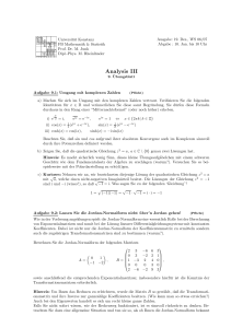 Analysis III - Fachbereich Mathematik und Statistik