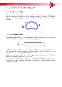 5. Aufgabenblatt zur Elektrodynamik