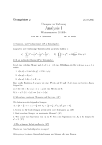 Analysis I - Mathematik, TU Dortmund