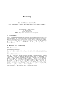 Bamberg - Dr. Karl Remeis-Sternwarte