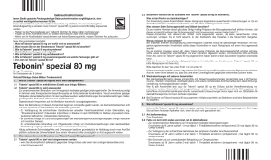 Tebonin® spezial 80 mg 20 mg