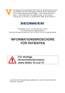 educatieve brochure voor informationsbroschüre für patienten