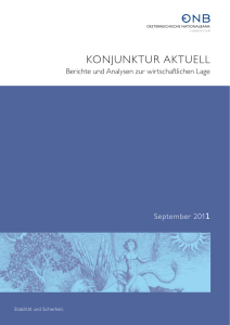 Konjunktur aktuell – September 2011