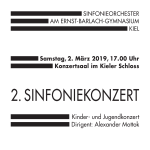 Kinder- und Jugendkonzert am 2. März 2019 im Kieler Schloss