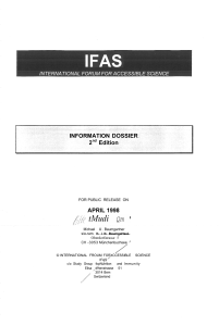 IFAS Information Dossier AIDS-HIV 2nd ed. April 1998 - OCR verkleinert