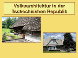 Volksarchitektur in der Tschechischen Republik