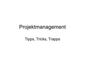 VK – Projektmanagement