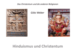 Hinduismus und Christentum: Erlösung 3