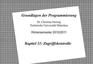 Grundlagen der Programmierung - Technische Universität München