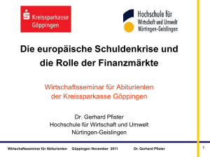 Europäische Schuldenkrise