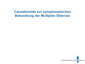 Cannabinoide zur symptematischen Behandlung der Multiplen Sklerose