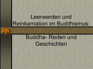 Leerwerden und Reinkarnation im Buddhismus - RPI