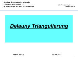 Delaunay-Triangulierungen