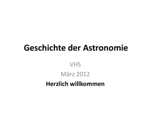 Geschichte der Astronomie