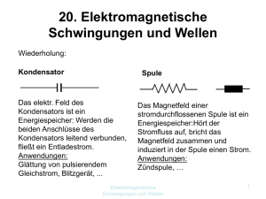 20. Elektromagnetische Schwingungen und Wellen