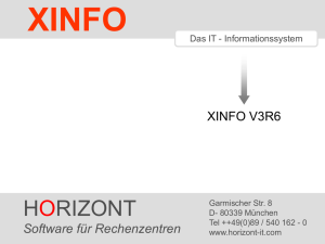 XINFO - Version V3R6