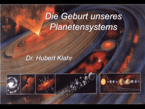 Die Geburt des Sonnensystems: Tag der offenen Tür, 25/09/2005