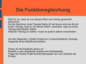 Die Funktionsgleichung - GMS