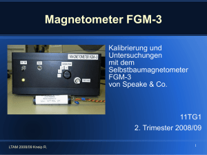 Magnetometer FGM-3