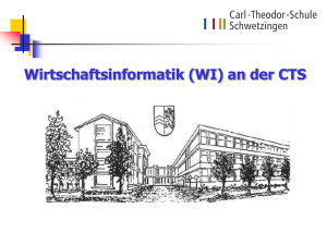 Wirtschaftsinformatik - Carl-Theodor
