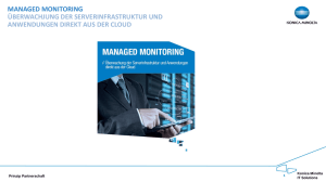 Managed Monitoring - TECHNO SUMMIT am 2. Juli 2015